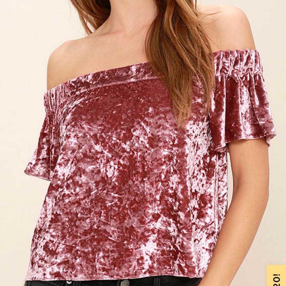 Pink velvet shirt!